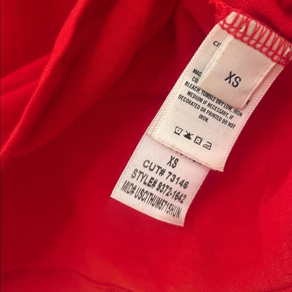 NWT Citizens of Humanity Kyle Tee aurora red, XS - Picture 3 of 4